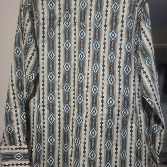 Wrangler Men's Checotah Western Snap Shirt - Picture 2 of 5